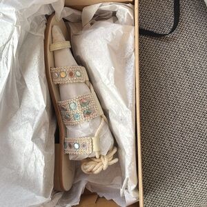 FREE PEOPLE LEATHER SANDAL